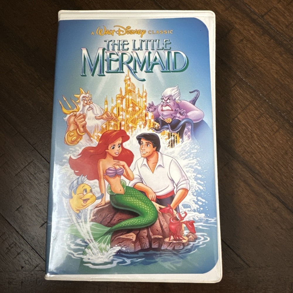 Disney The Little Mermaid (VHS, 1989) Banned Golden Penis‎ Cover Black Diamond